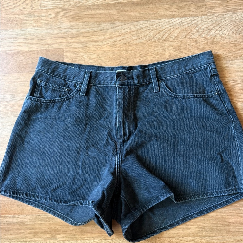 Levi's Women's Black Jean Shorts